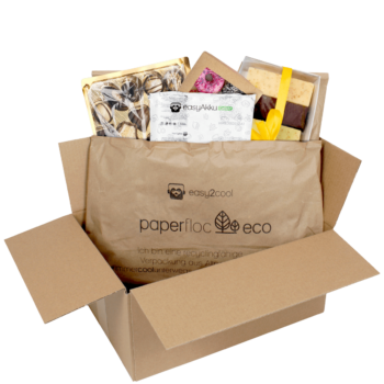 paperfloc eco-System mit Süßigkeiten